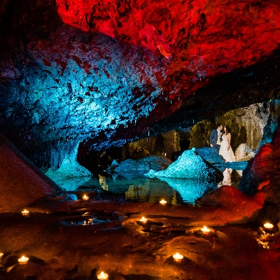 Experience a historical, magical location for your wedding day at Wookey Hole Caves