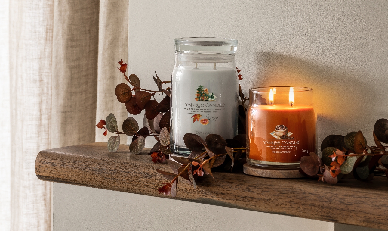 Autumnal fragrances from yankee candle