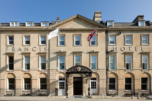 facade of The Francis Hotel in Bath 