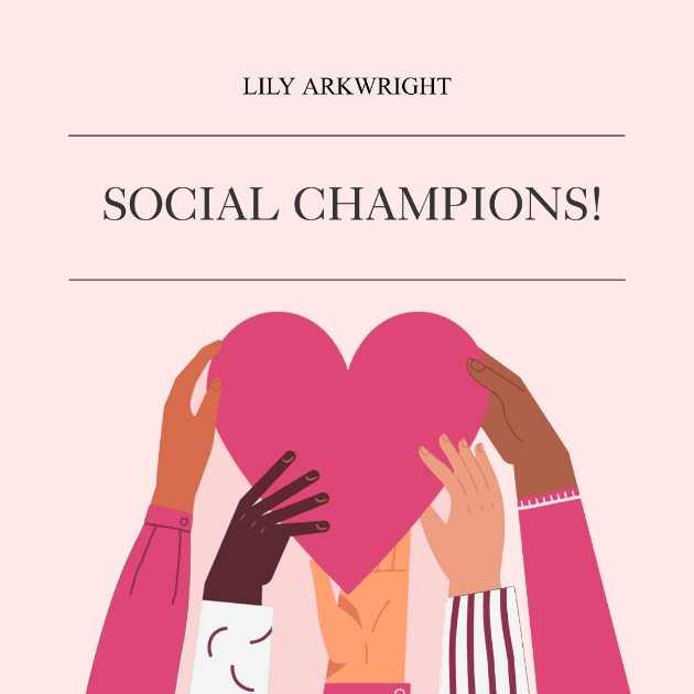 Lily Arkwright social champions logo